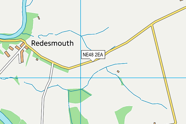 NE48 2EA map - OS VectorMap District (Ordnance Survey) NE48 2EA map - OS VectorMap District (Ordnance Survey)