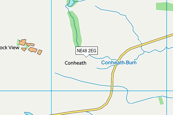 NE48 2EG map - OS VectorMap District (Ordnance Survey) NE48 2EG map - OS VectorMap District (Ordnance Survey)