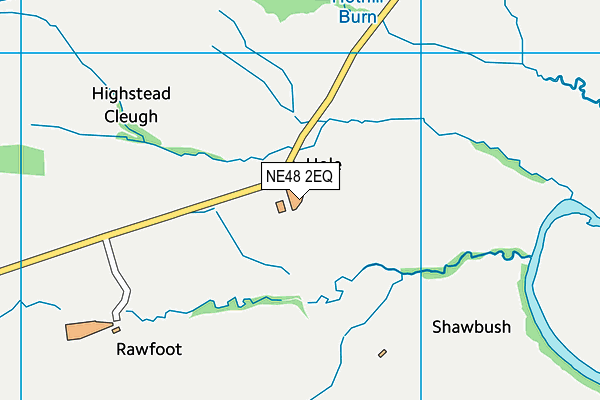 NE48 2EQ map - OS VectorMap District (Ordnance Survey) NE48 2EQ map - OS VectorMap District (Ordnance Survey)