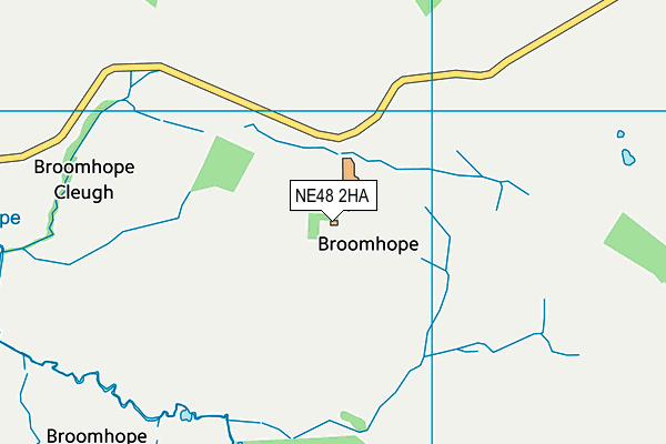 NE48 2HA map - OS VectorMap District (Ordnance Survey) NE48 2HA map - OS VectorMap District (Ordnance Survey)