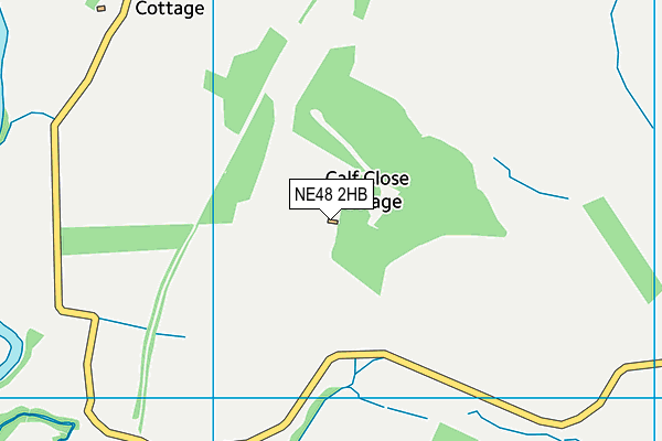 NE48 2HB map - OS VectorMap District (Ordnance Survey) NE48 2HB map - OS VectorMap District (Ordnance Survey)