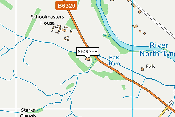 NE48 2HP map - OS VectorMap District (Ordnance Survey) NE48 2HP map - OS VectorMap District (Ordnance Survey)