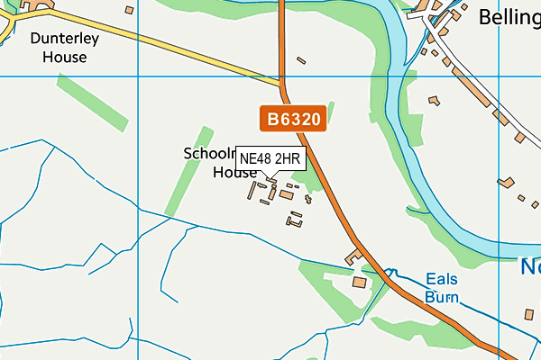 NE48 2HR map - OS VectorMap District (Ordnance Survey) NE48 2HR map - OS VectorMap District (Ordnance Survey)