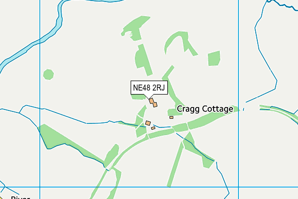 NE48 2RJ map - OS VectorMap District (Ordnance Survey) NE48 2RJ map - OS VectorMap District (Ordnance Survey)