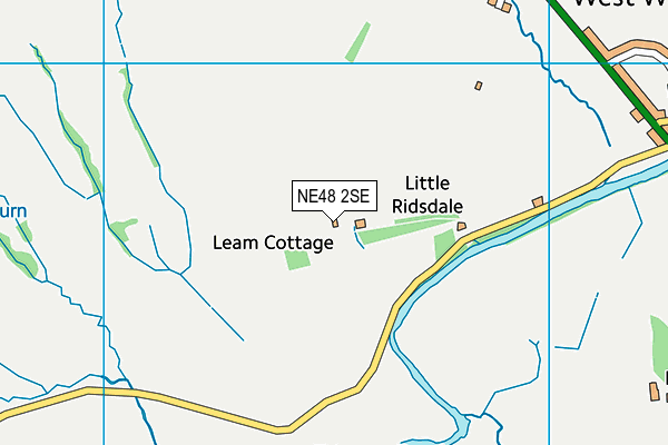 NE48 2SE map - OS VectorMap District (Ordnance Survey) NE48 2SE map - OS VectorMap District (Ordnance Survey)