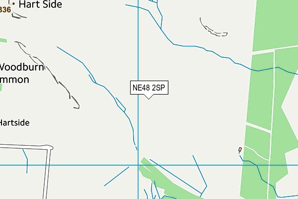 NE48 2SP map - OS VectorMap District (Ordnance Survey) NE48 2SP map - OS VectorMap District (Ordnance Survey)