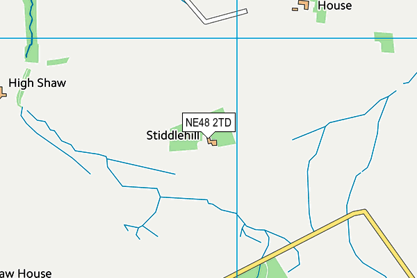 NE48 2TD map - OS VectorMap District (Ordnance Survey) NE48 2TD map - OS VectorMap District (Ordnance Survey)