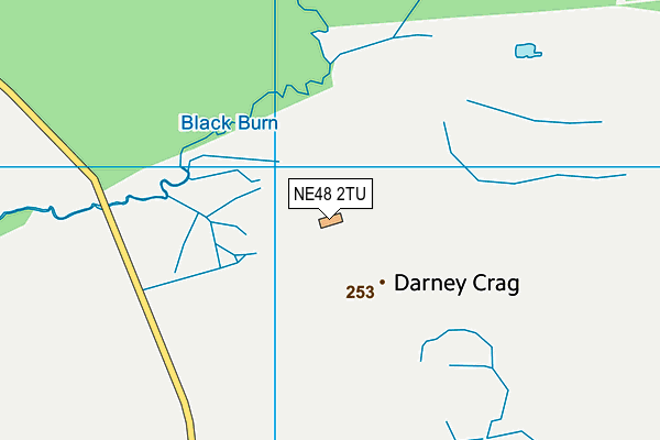 NE48 2TU map - OS VectorMap District (Ordnance Survey) NE48 2TU map - OS VectorMap District (Ordnance Survey)