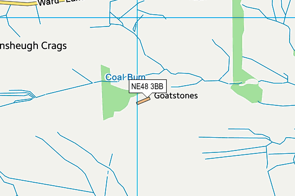 NE48 3BB map - OS VectorMap District (Ordnance Survey) NE48 3BB map - OS VectorMap District (Ordnance Survey)