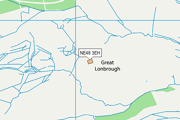 NE48 3EH map - OS VectorMap District (Ordnance Survey) NE48 3EH map - OS VectorMap District (Ordnance Survey)