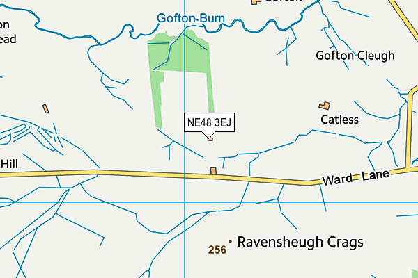 NE48 3EJ map - OS VectorMap District (Ordnance Survey) NE48 3EJ map - OS VectorMap District (Ordnance Survey)