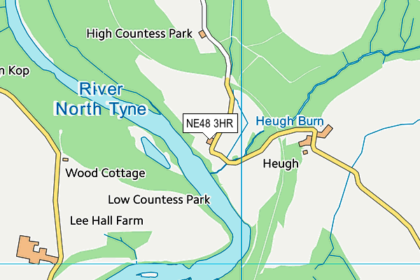 NE48 3HR map - OS VectorMap District (Ordnance Survey) NE48 3HR map - OS VectorMap District (Ordnance Survey)