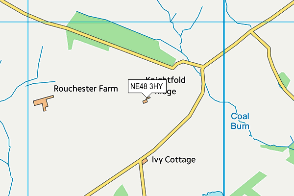 NE48 3HY map - OS VectorMap District (Ordnance Survey) NE48 3HY map - OS VectorMap District (Ordnance Survey)