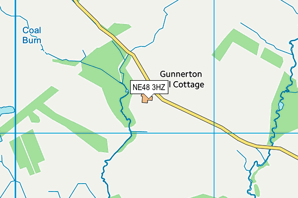 NE48 3HZ map - OS VectorMap District (Ordnance Survey) NE48 3HZ map - OS VectorMap District (Ordnance Survey)