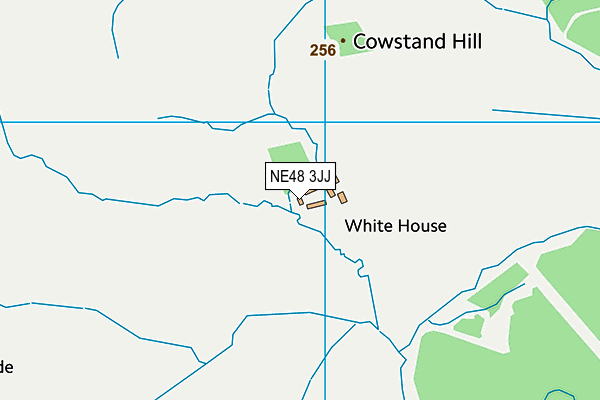 NE48 3JJ map - OS VectorMap District (Ordnance Survey) NE48 3JJ map - OS VectorMap District (Ordnance Survey)