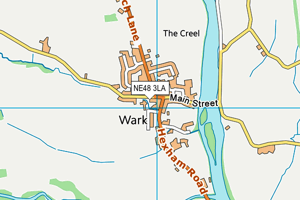 NE48 3LA map - OS VectorMap District (Ordnance Survey) NE48 3LA map - OS VectorMap District (Ordnance Survey)