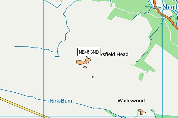 NE48 3ND map - OS VectorMap District (Ordnance Survey) NE48 3ND map - OS VectorMap District (Ordnance Survey)