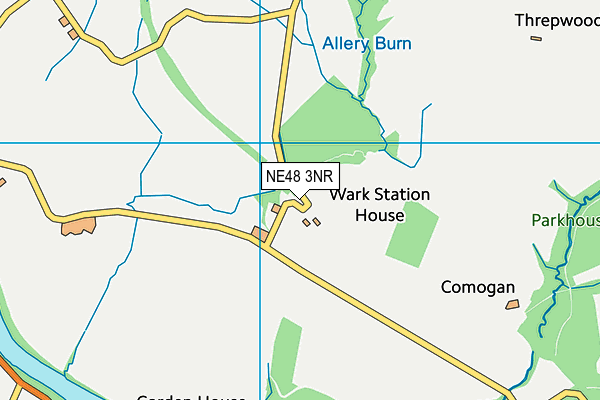 NE48 3NR map - OS VectorMap District (Ordnance Survey) NE48 3NR map - OS VectorMap District (Ordnance Survey)