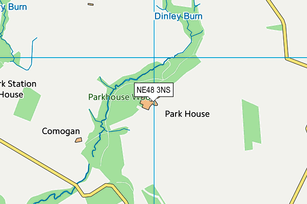 NE48 3NS map - OS VectorMap District (Ordnance Survey) NE48 3NS map - OS VectorMap District (Ordnance Survey)
