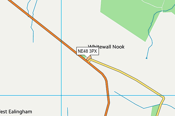 NE48 3PX map - OS VectorMap District (Ordnance Survey) NE48 3PX map - OS VectorMap District (Ordnance Survey)