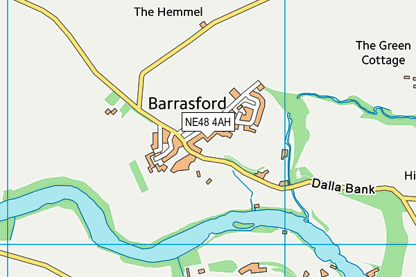 NE48 4AH map - OS VectorMap District (Ordnance Survey) NE48 4AH map - OS VectorMap District (Ordnance Survey)