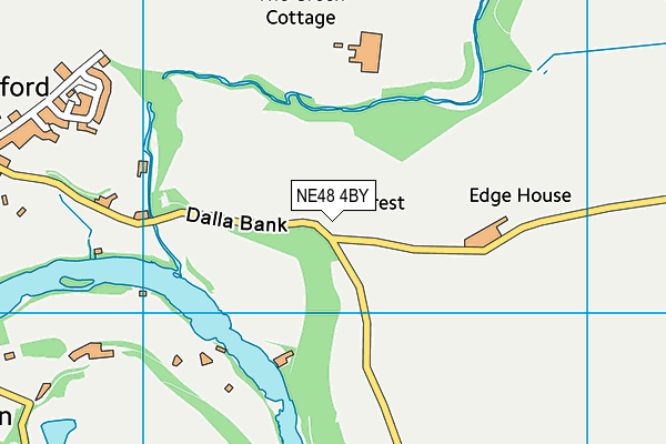 NE48 4BY map - OS VectorMap District (Ordnance Survey) NE48 4BY map - OS VectorMap District (Ordnance Survey)
