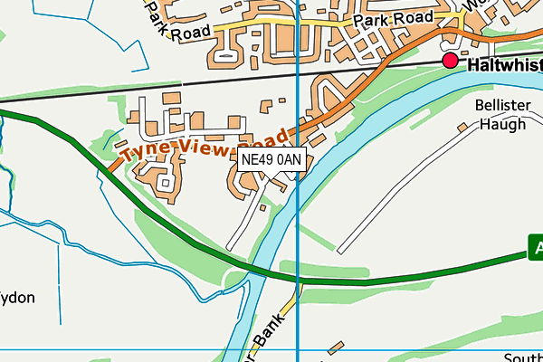 NE49 0AN map - OS VectorMap District (Ordnance Survey) NE49 0AN map - OS VectorMap District (Ordnance Survey)