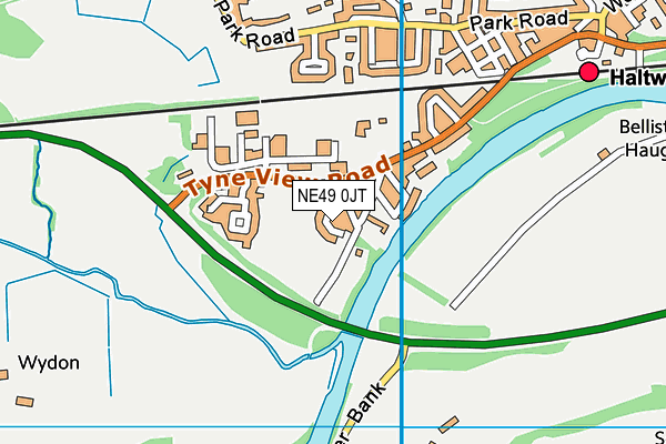 NE49 0JT map - OS VectorMap District (Ordnance Survey) NE49 0JT map - OS VectorMap District (Ordnance Survey)