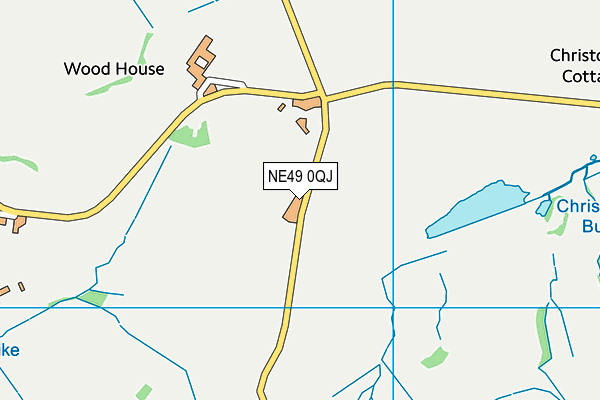 NE49 0QJ map - OS VectorMap District (Ordnance Survey) NE49 0QJ map - OS VectorMap District (Ordnance Survey)
