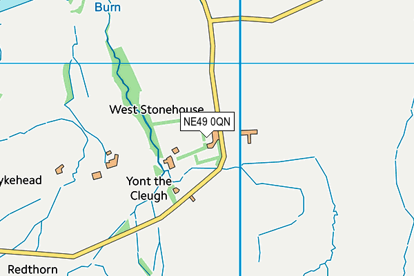 NE49 0QN map - OS VectorMap District (Ordnance Survey) NE49 0QN map - OS VectorMap District (Ordnance Survey)