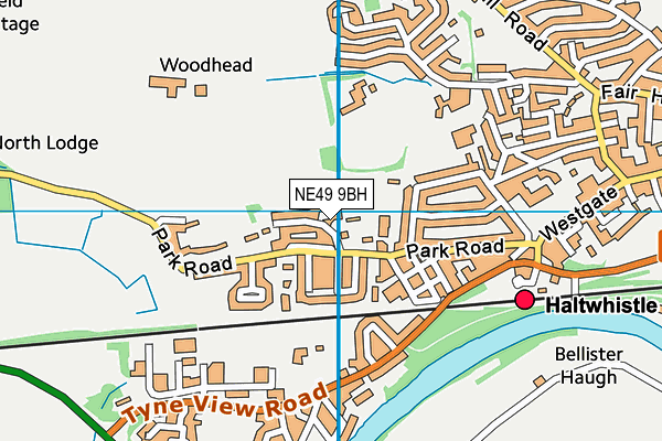 NE49 9BH map - OS VectorMap District (Ordnance Survey) NE49 9BH map - OS VectorMap District (Ordnance Survey)