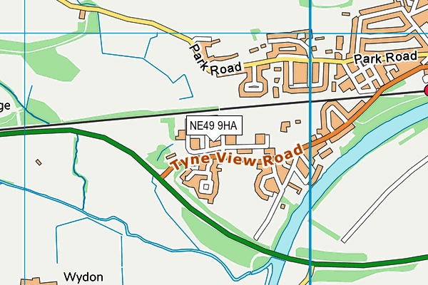 NE49 9HA map - OS VectorMap District (Ordnance Survey) NE49 9HA map - OS VectorMap District (Ordnance Survey)