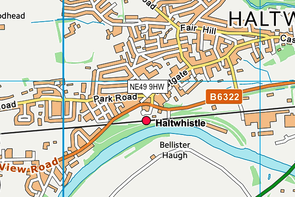 NE49 9HW map - OS VectorMap District (Ordnance Survey) NE49 9HW map - OS VectorMap District (Ordnance Survey)
