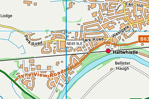 NE49 9LE map - OS VectorMap District (Ordnance Survey) NE49 9LE map - OS VectorMap District (Ordnance Survey)