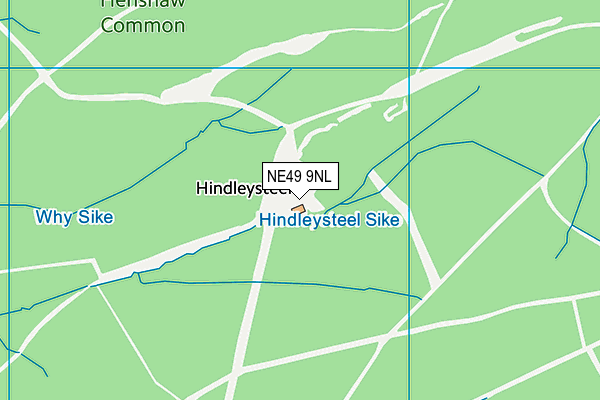NE49 9NL map - OS VectorMap District (Ordnance Survey) NE49 9NL map - OS VectorMap District (Ordnance Survey)