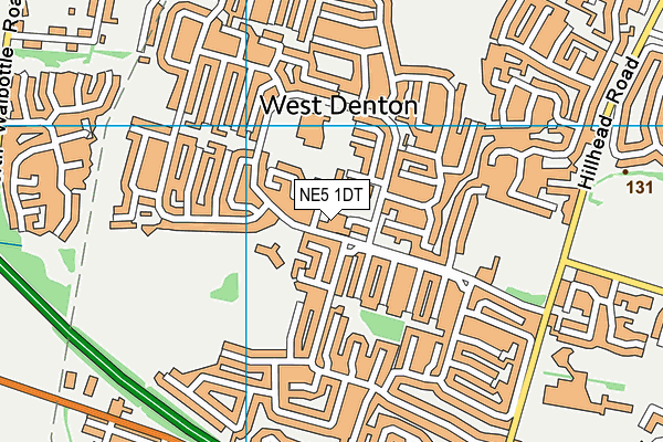 NE5 1DT map - OS VectorMap District (Ordnance Survey) NE5 1DT map - OS VectorMap District (Ordnance Survey)
