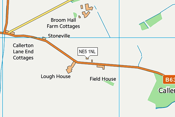 NE5 1NL map - OS VectorMap District (Ordnance Survey) NE5 1NL map - OS VectorMap District (Ordnance Survey)