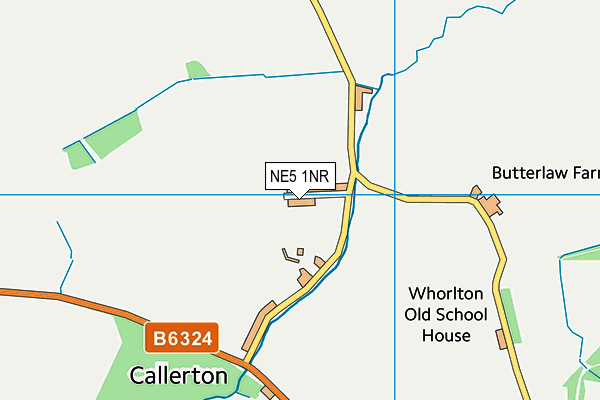 NE5 1NR map - OS VectorMap District (Ordnance Survey)