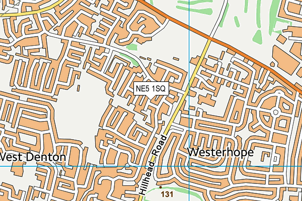 NE5 1SQ map - OS VectorMap District (Ordnance Survey) NE5 1SQ map - OS VectorMap District (Ordnance Survey)