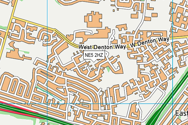NE5 2HZ map - OS VectorMap District (Ordnance Survey) NE5 2HZ map - OS VectorMap District (Ordnance Survey)