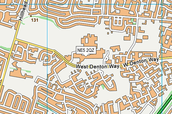 NE5 2QZ map - OS VectorMap District (Ordnance Survey) NE5 2QZ map - OS VectorMap District (Ordnance Survey)