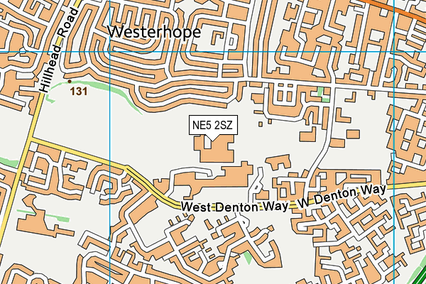 NE5 2SZ map - OS VectorMap District (Ordnance Survey) NE5 2SZ map - OS VectorMap District (Ordnance Survey)