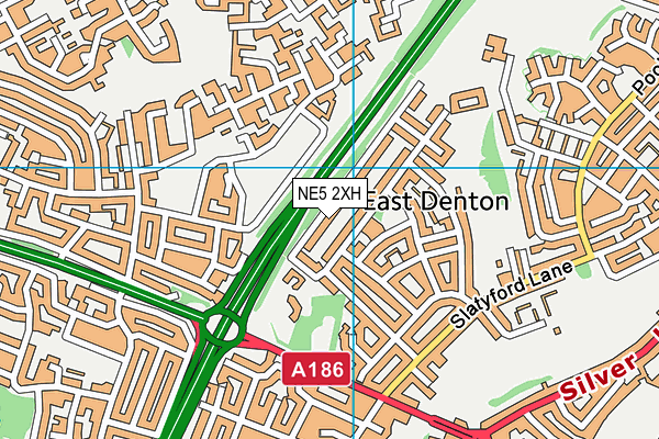 NE5 2XH map - OS VectorMap District (Ordnance Survey) NE5 2XH map - OS VectorMap District (Ordnance Survey)