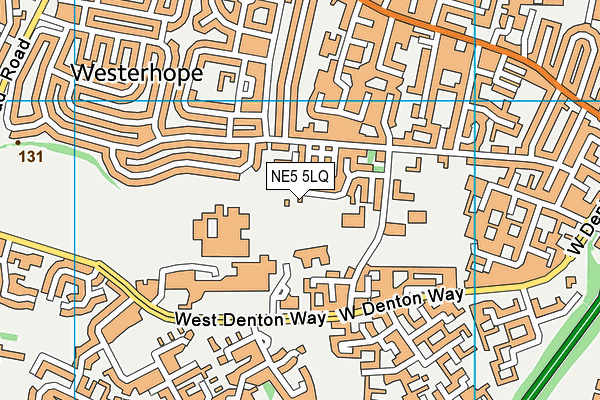 NE5 5LQ map - OS VectorMap District (Ordnance Survey) NE5 5LQ map - OS VectorMap District (Ordnance Survey)