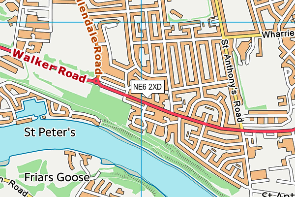 NE6 2XD map - OS VectorMap District (Ordnance Survey) NE6 2XD map - OS VectorMap District (Ordnance Survey)