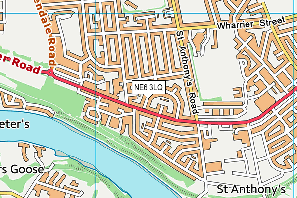 NE6 3LQ map - OS VectorMap District (Ordnance Survey) NE6 3LQ map - OS VectorMap District (Ordnance Survey)