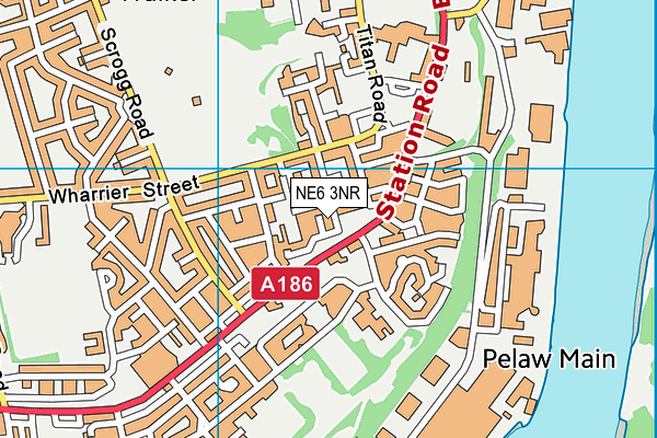 NE6 3NR map - OS VectorMap District (Ordnance Survey) NE6 3NR map - OS VectorMap District (Ordnance Survey)