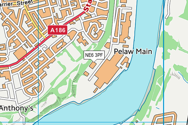 NE6 3PF map - OS VectorMap District (Ordnance Survey) NE6 3PF map - OS VectorMap District (Ordnance Survey)