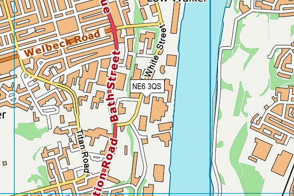 NE6 3QS map - OS VectorMap District (Ordnance Survey) NE6 3QS map - OS VectorMap District (Ordnance Survey)
