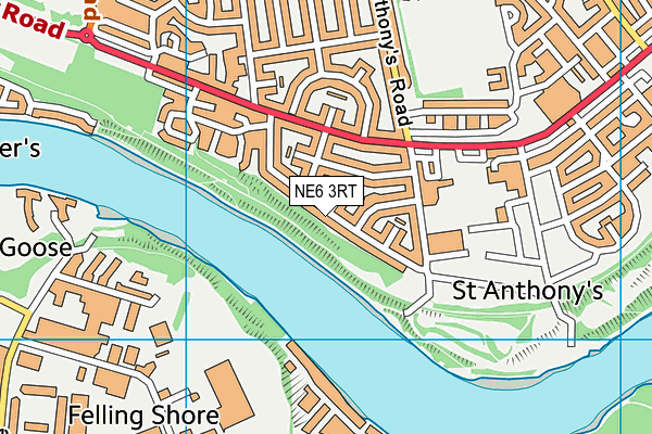 NE6 3RT map - OS VectorMap District (Ordnance Survey) NE6 3RT map - OS VectorMap District (Ordnance Survey)